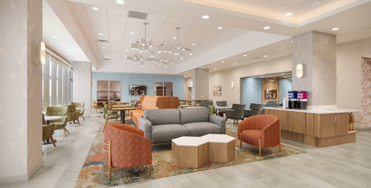 Hampton Inn Redesign: Revitalizing Brand Identity and Guest Spaces ...